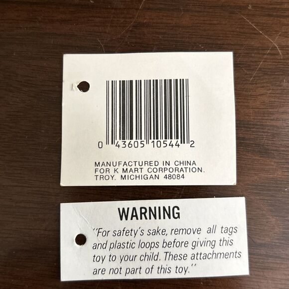 Vintage DOLLY MINE Plush Doll Purple Dress Eyes Hair Cherries Pink Dots 22" - Picture 10 of 10